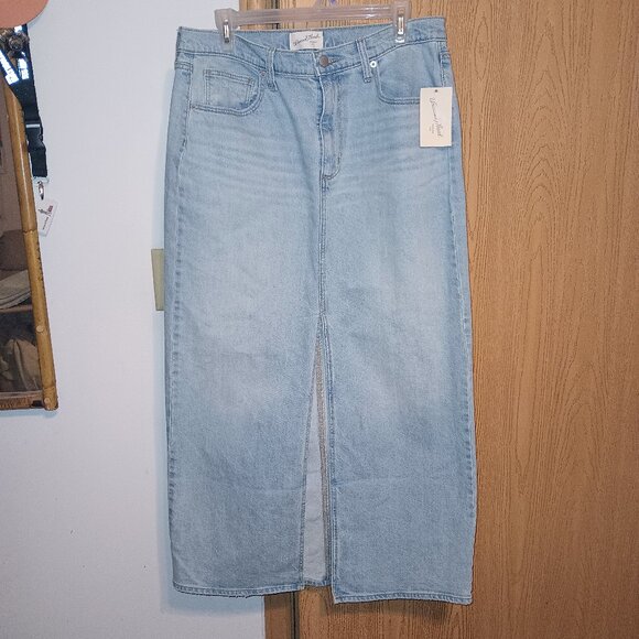 Universal Thread Light Blue Maxi Skirt - Picture 4 of 10